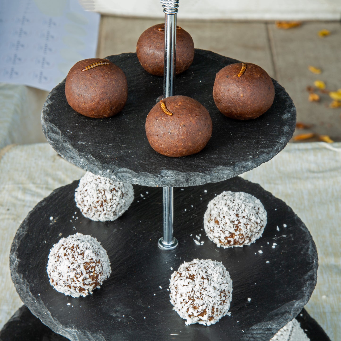 Cocoa & Peanut Butter Larva Balls