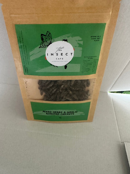 Mixed Herbs & Garlic Roasted Crickets