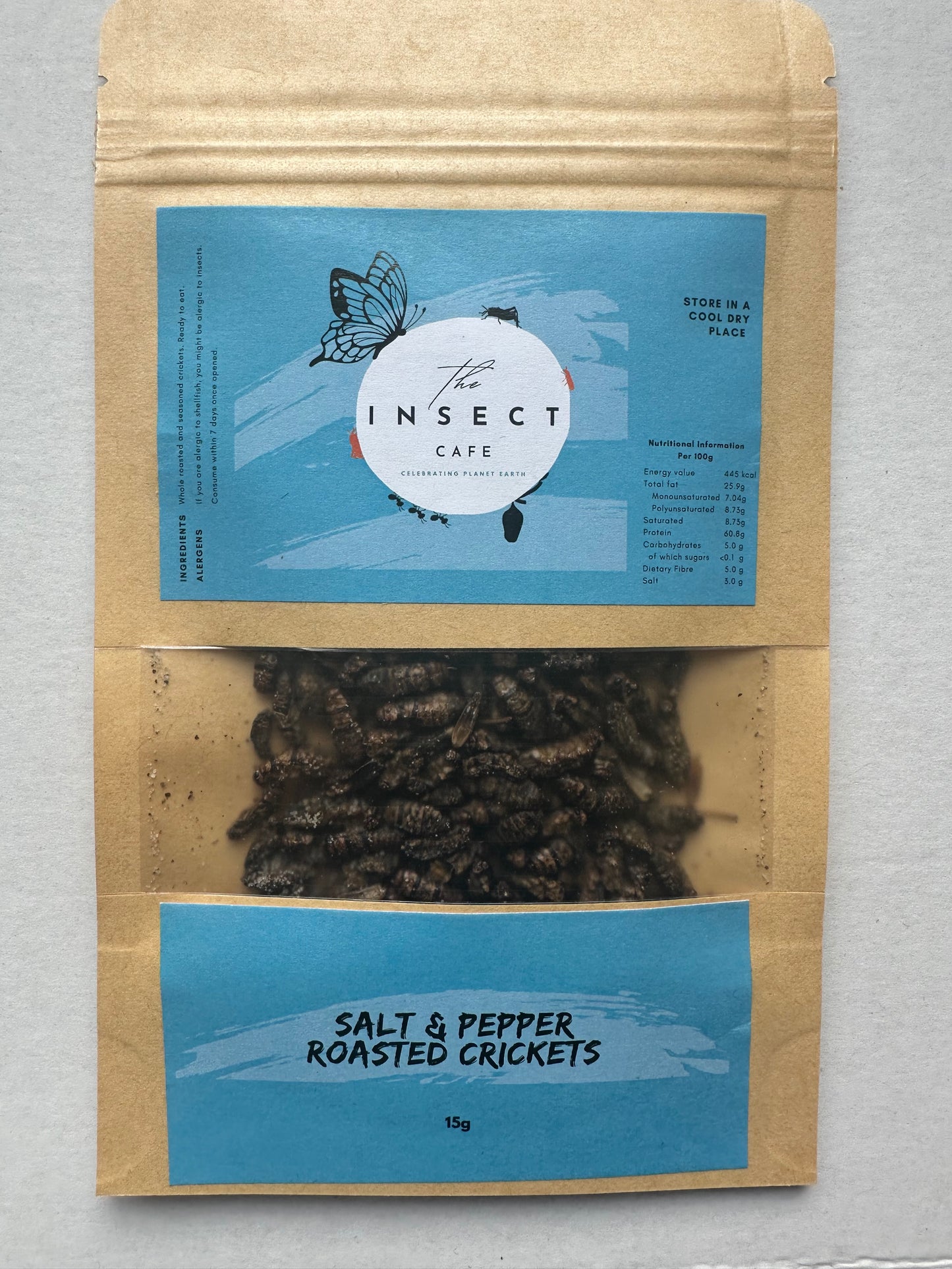 Sal & Pepper Roasted Crickets