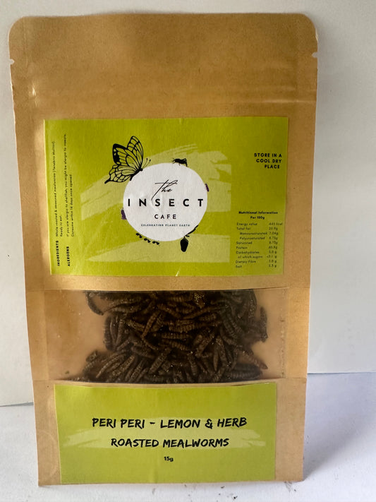 Peri Peri - Lemon & Herb Roasted Mealworms