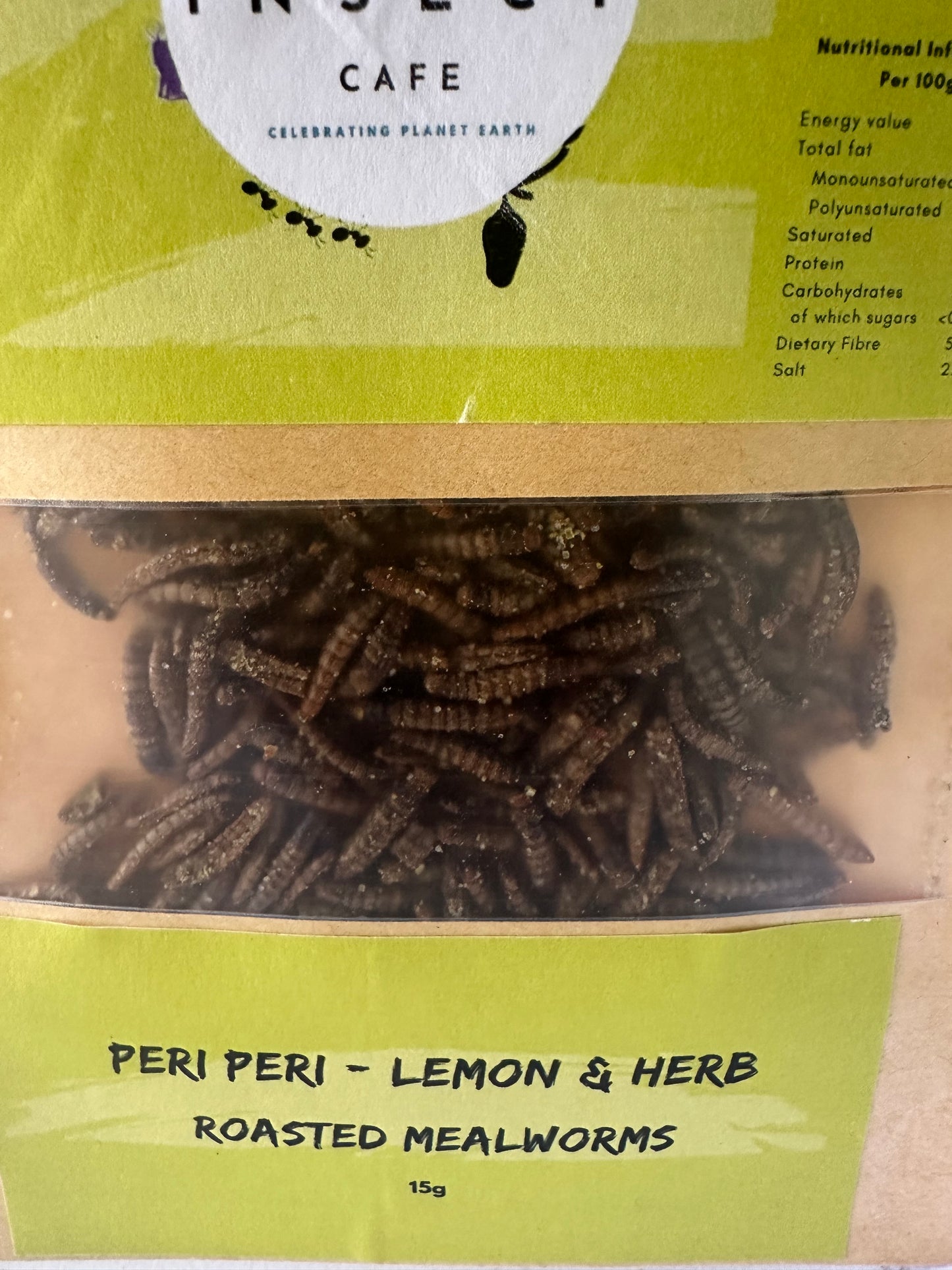 Peri Peri - Lemon & Herb Roasted Mealworms