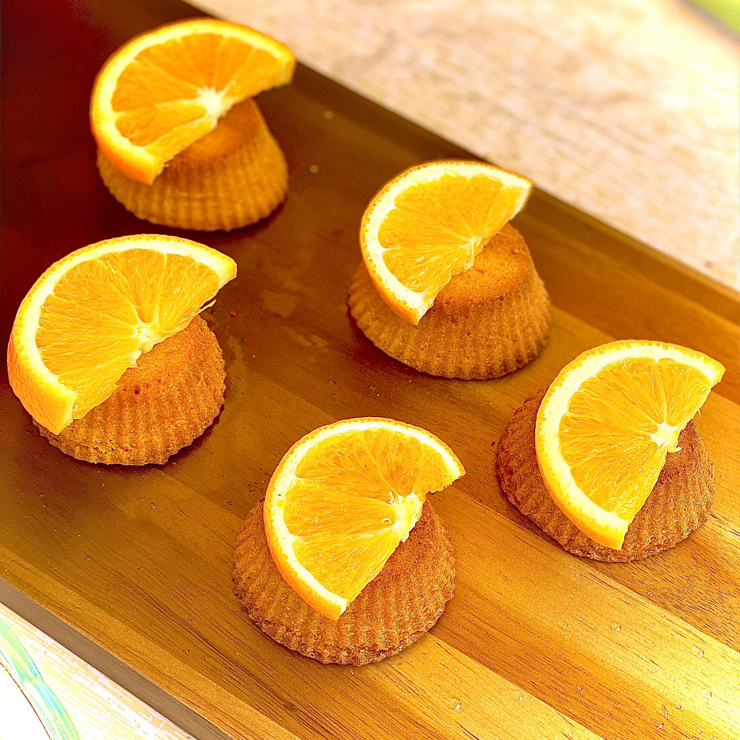 Mealworms, orange & turmeric muffin